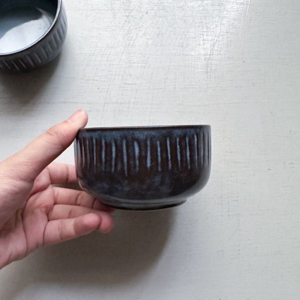星空藍深圓缽10cm 
