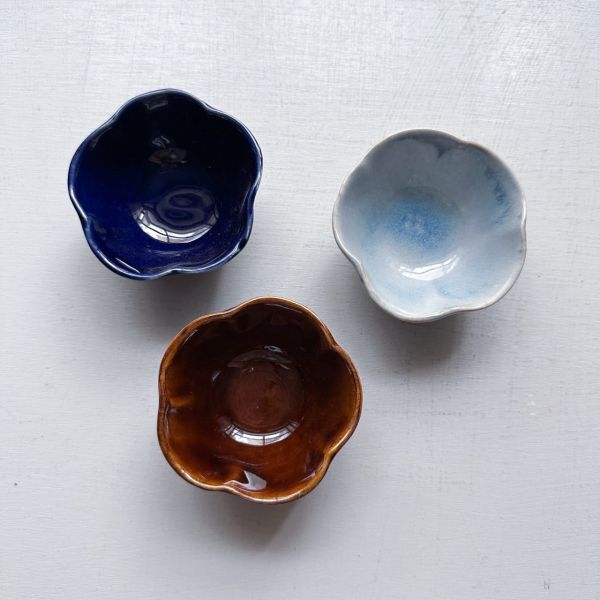 花型小缽/三色 