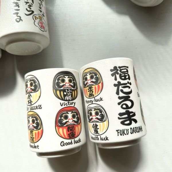 日本製/達摩手握杯 