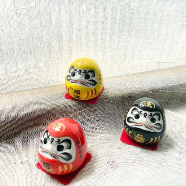 福氣滿點/陶瓷達摩小擺件 