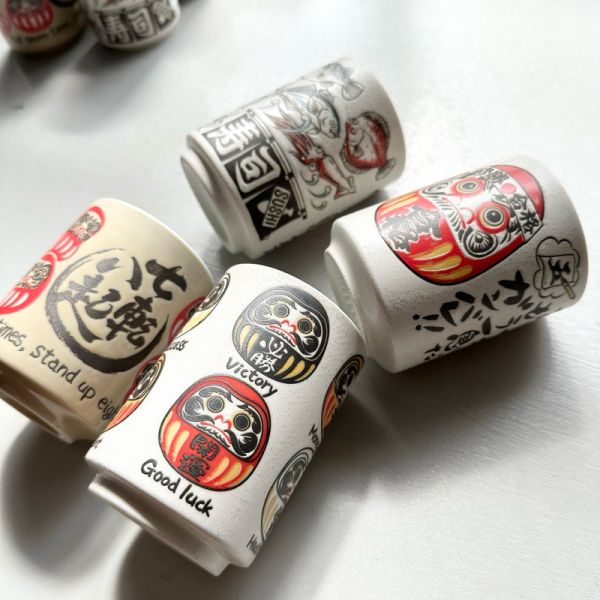 日本製/達摩手握杯 