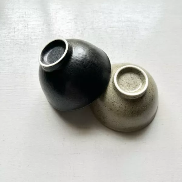 日本製/ 綠米釉輕量飯碗 
