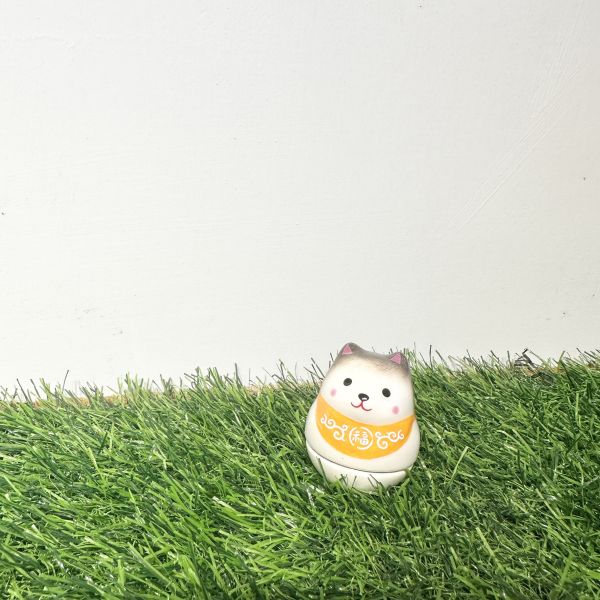 柴犬不倒翁擺設 