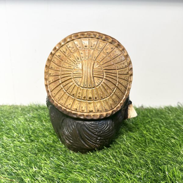 日本製/ 信樂燒開運女生狸貓18cm 
