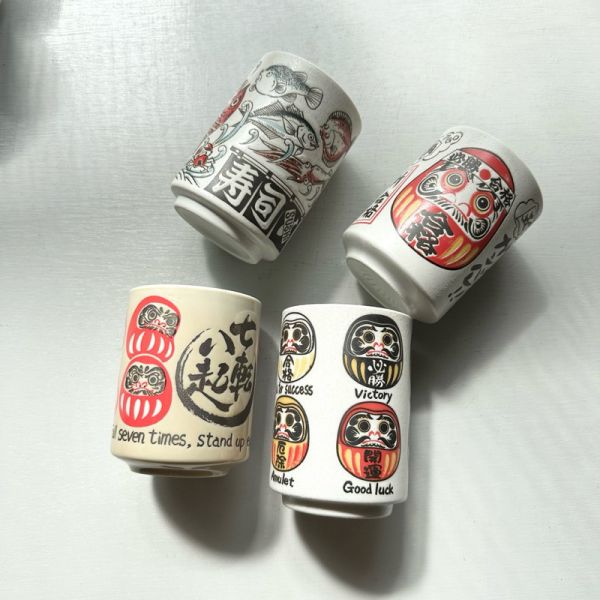 日本製/達摩手握杯 