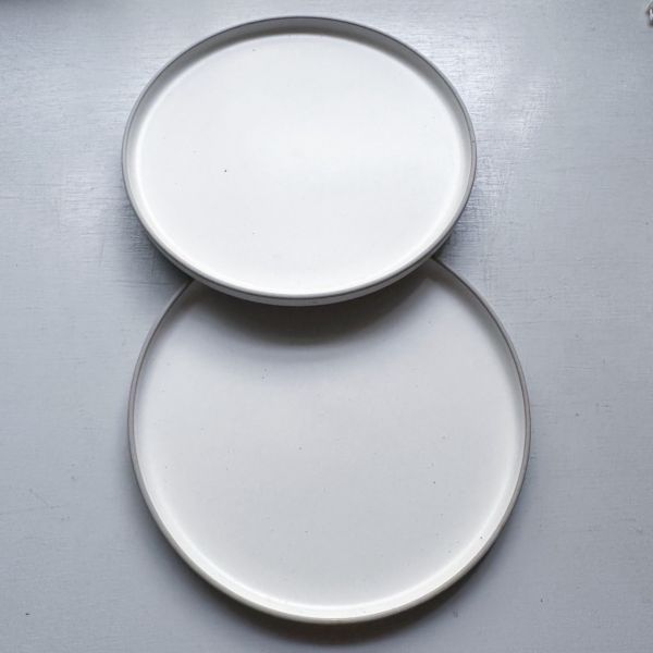 粗陶底麻點十寸大盤26cm 
