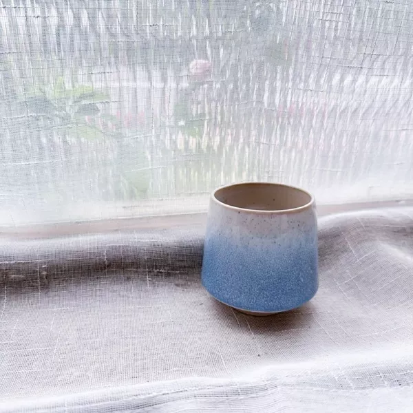 日式漸層釉點茶杯 