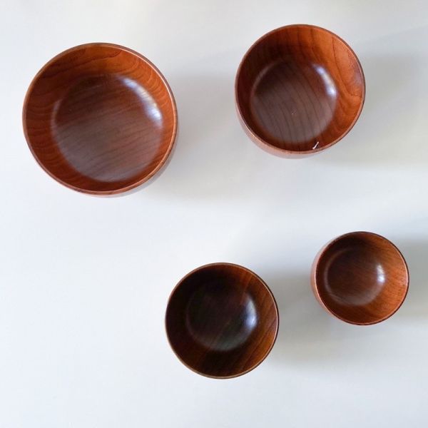 手工製作漆器碗 