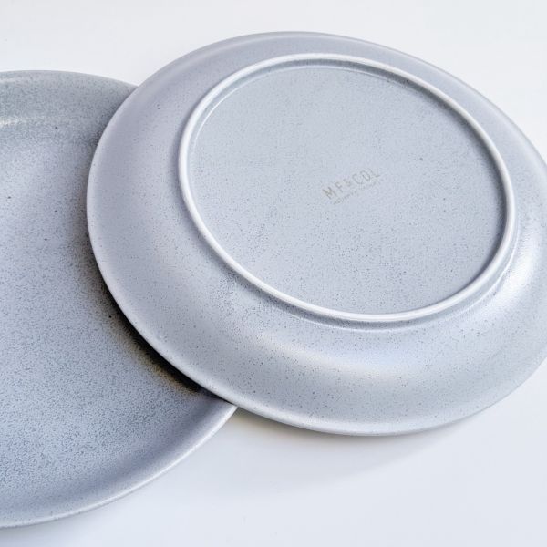 日本製/ 灰毛料大盤子 