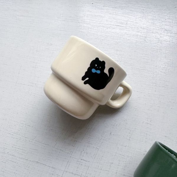 插畫貓咪馬克杯 