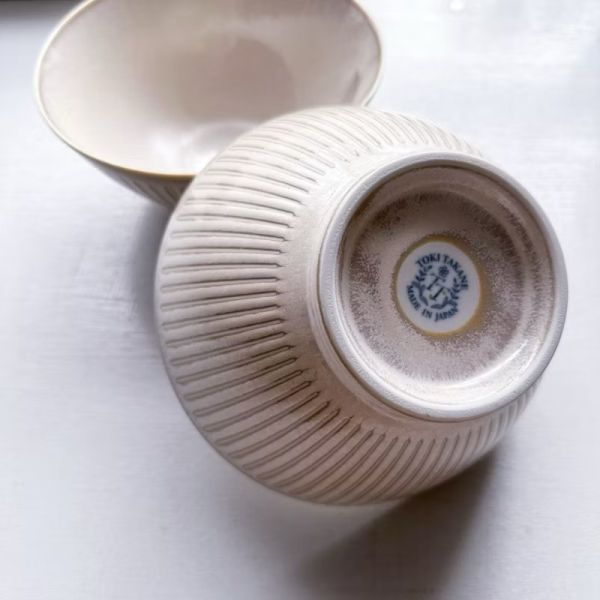 日本製/ 奶油十草大碗公 