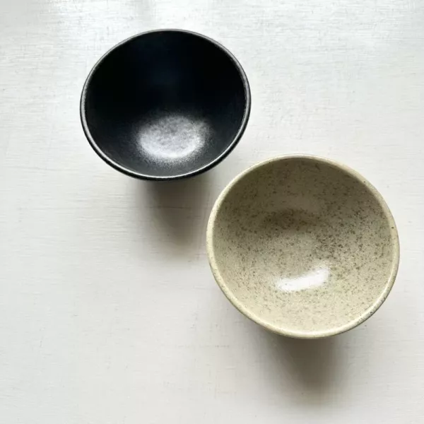 日本製/ 綠米釉輕量飯碗 
