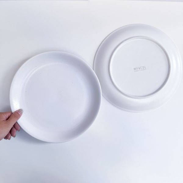 日本製/ 白毛料大盤子 