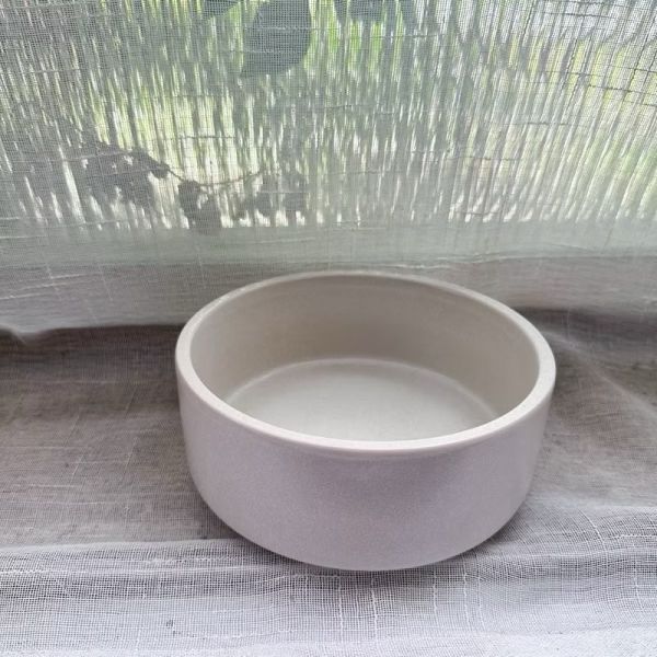 復古霧白大厚缽 