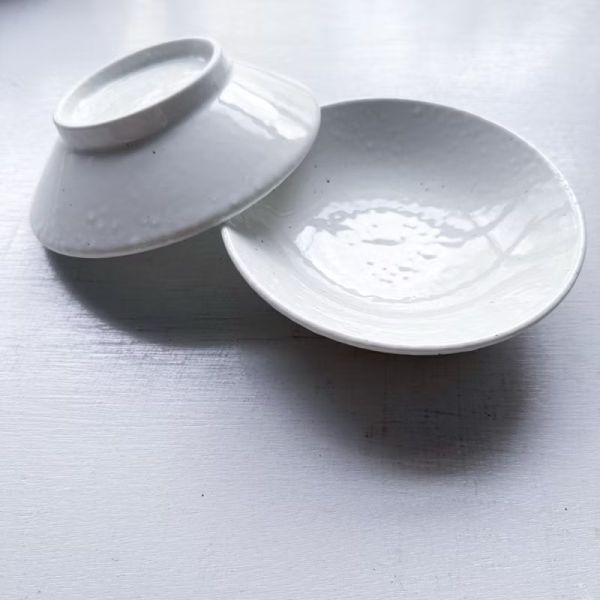 日本製/梨地麻點淺井14cm 