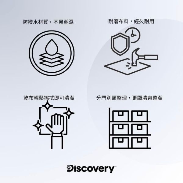 Discovery旅行用收納七件組 出國旅遊分裝袋 大容量行李箱收納包 