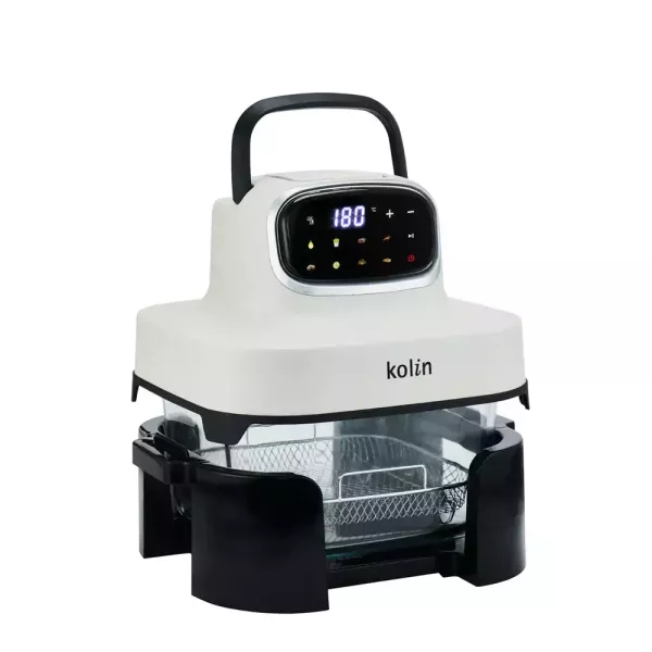 Kolin 歌林雙玻璃氣炸鍋 6L+4L 超大容量 KNJP-MN406L1 