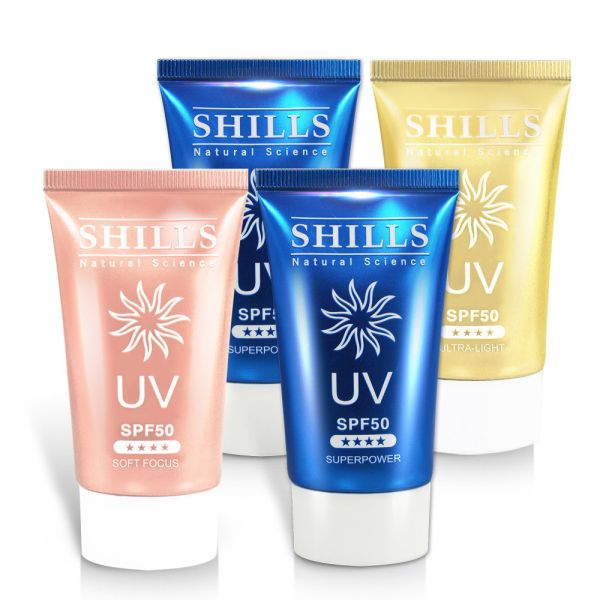 【SHILLS很耐曬超清爽防曬凝乳】SPF50★★★★4條/組 