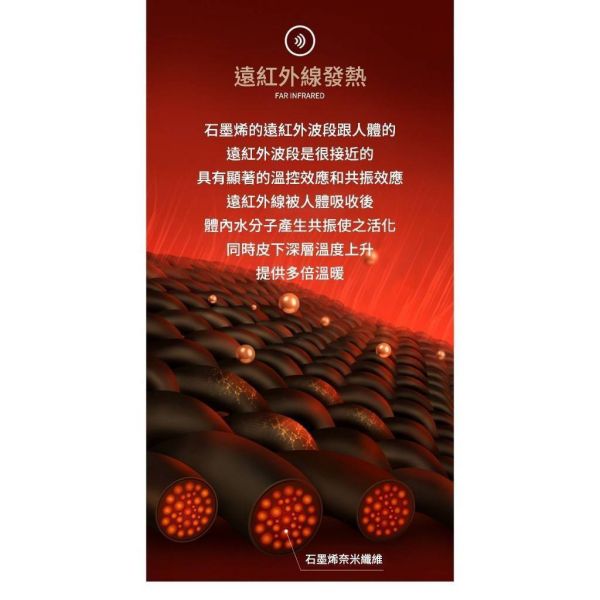 【黑店9481】100%台灣製石墨烯小孩保暖發熱衣3件組 