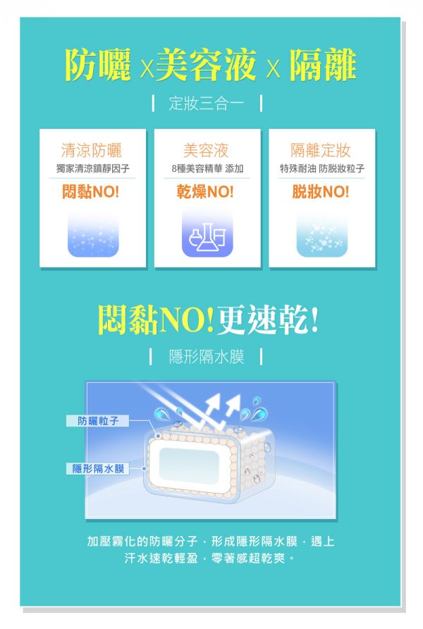 SHILLS舒兒絲 很耐曬超清爽零油感防曬冰鎮噴霧SPF50+ PA++++(日本藍)90g-小明星大跟班推薦 