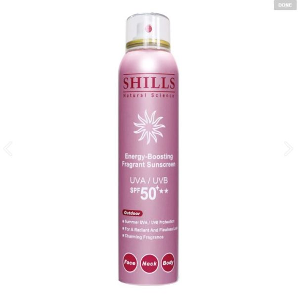 SHILLS 很耐曬超清爽香氛美肌美白防曬冰鎮噴霧SPF50+★★ (180ml) 