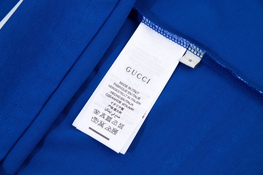 Adidas x Gucci 「adidas Theatrum Catoptricum Polydicticum Gucci」印花(藍) 