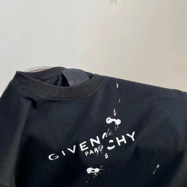 Givenchy Paris  字母視覺陷阱效果短袖 