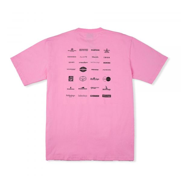 Balenciaga 歷代LOGO (粉) 
