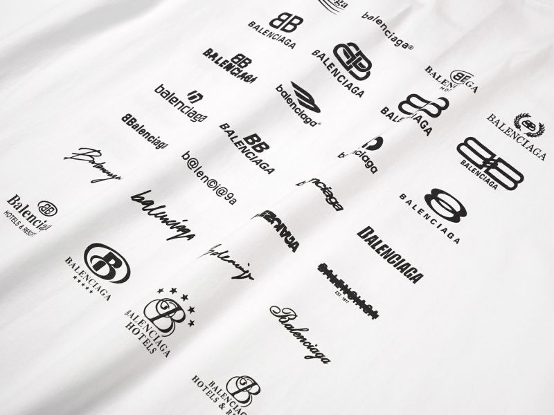 Balenciaga 歷代LOGO (白) 