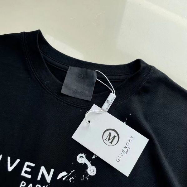 Givenchy Paris  字母視覺陷阱效果短袖 