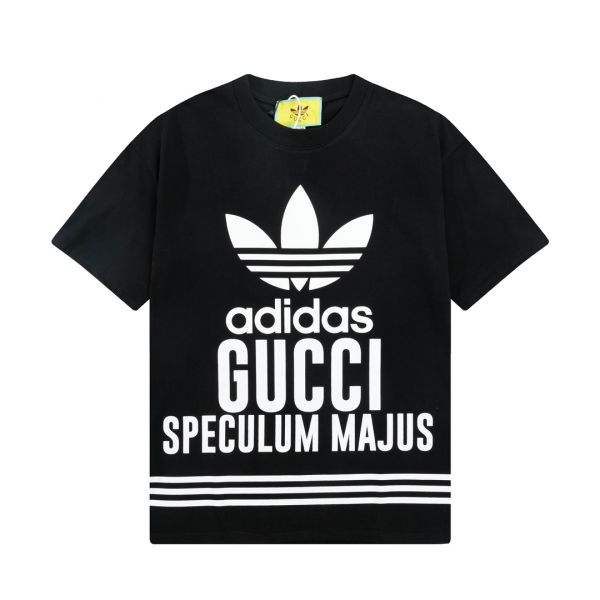 Adidas x Gucci 「adidas Theatrum Catoptricum Polydicticum Gucci」印花(黑) 