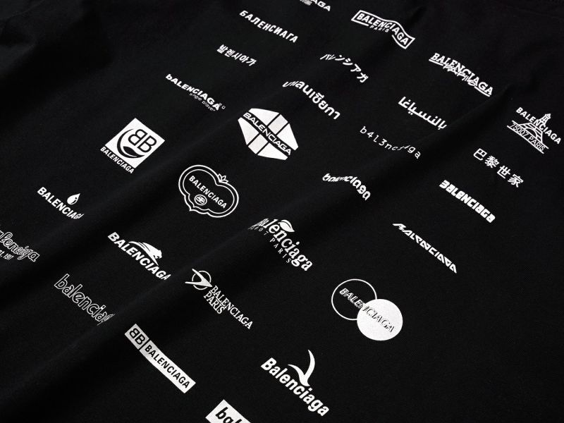 Balenciaga 歷代LOGO (黑) 