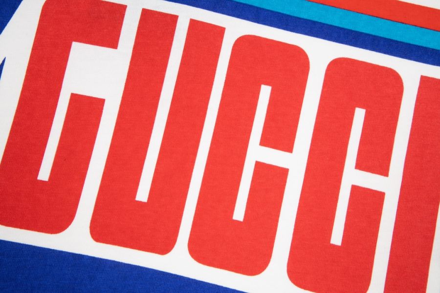 Gucci 印花字母logo老虎套長袖衛衣(黑) 