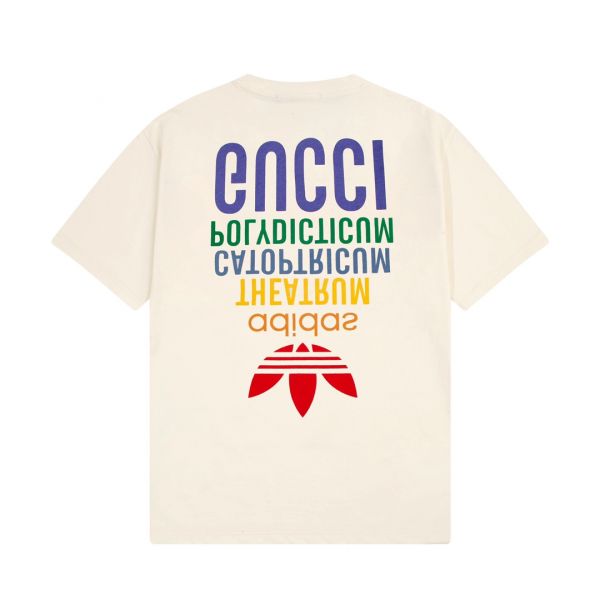 Adidas x Gucci 「adidas Theatrum Catoptricum Polydicticum Gucci」印花(杏) 