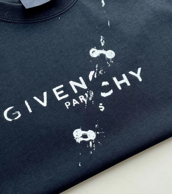 Givenchy Paris  字母視覺陷阱效果短袖 