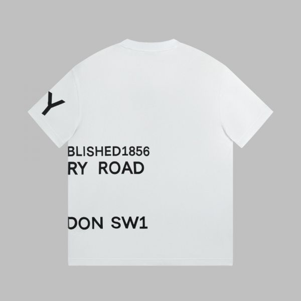 Burberry BBR Horseferry 印花棉質寬鬆 T(白) 