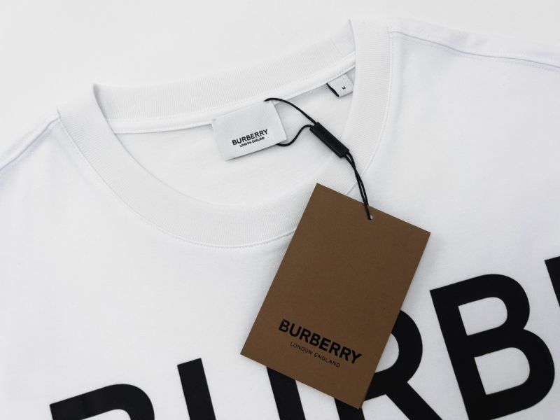Burberry BBR Horseferry 印花棉質寬鬆 T(白) 