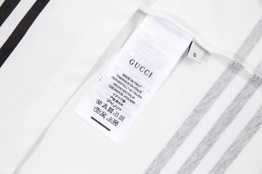 Adidas x Gucci 「adidas Theatrum Catoptricum Polydicticum Gucci」印花(白) 