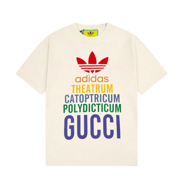 Adidas x Gucci 「adidas Theatrum Catoptricum Polydicticum Gucci」印花(杏) 