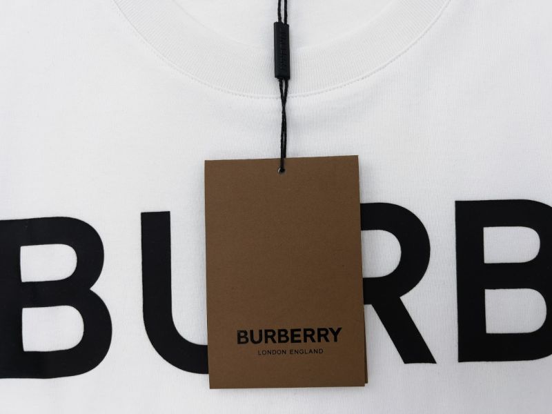 Burberry BBR Horseferry 印花棉質寬鬆 T(白) 