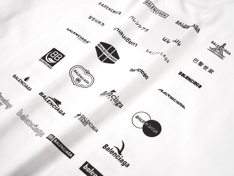 Balenciaga 歷代LOGO (白) 