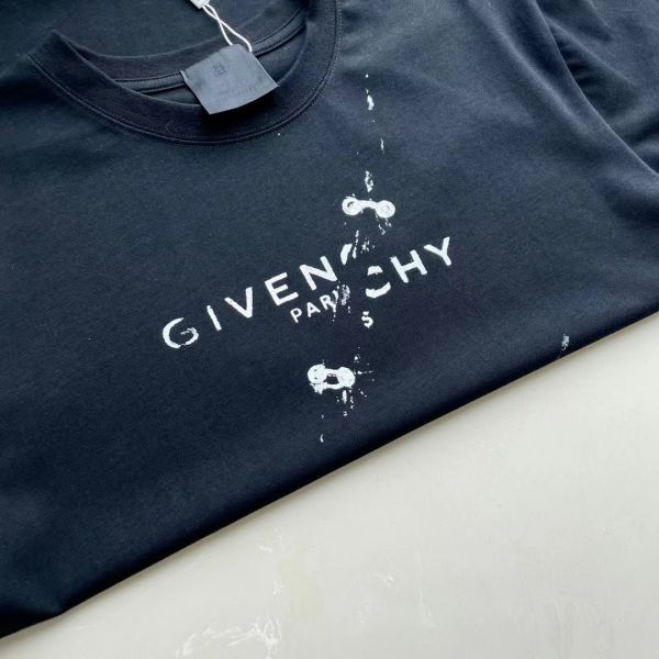 Givenchy Paris  字母視覺陷阱效果短袖 