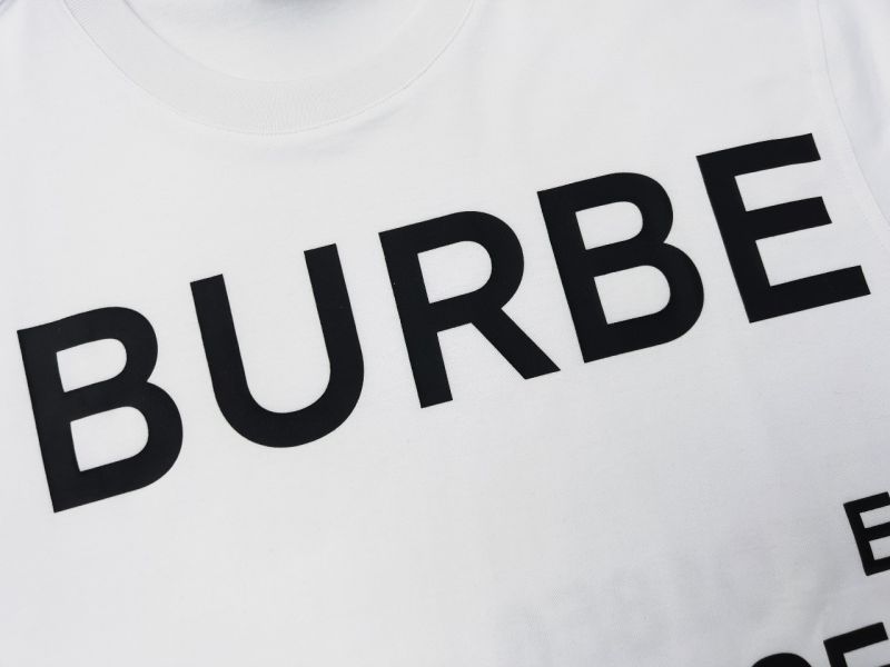 Burberry BBR Horseferry 印花棉質寬鬆 T(白) 
