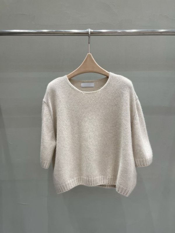 莫蘭迪浪漫7分袖毛衣 