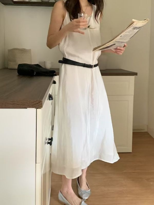 高級絲光紗V領洋 