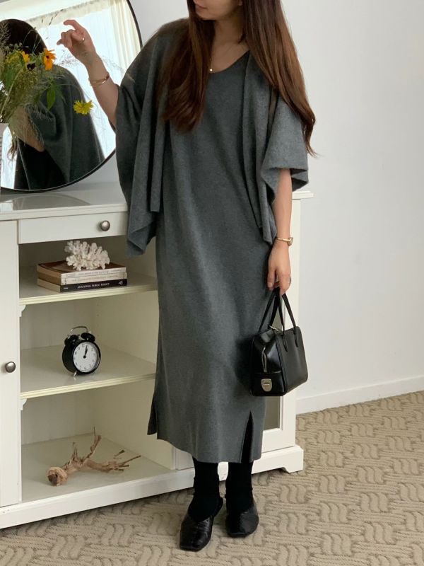 高級毛料優雅斗篷 