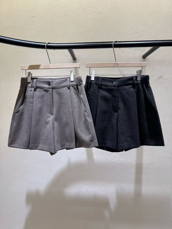 羊毛混紡西裝短褲 