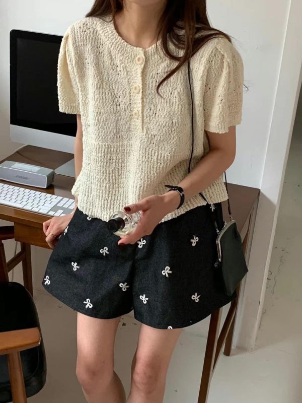 滿版蝴蝶結可愛衣褲 