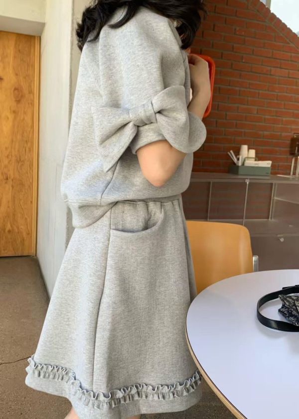 蝴蝶結袖口可愛上衣 