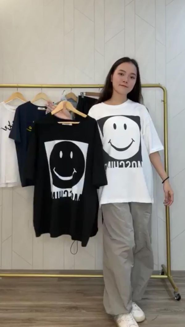 寬鬆微笑T 